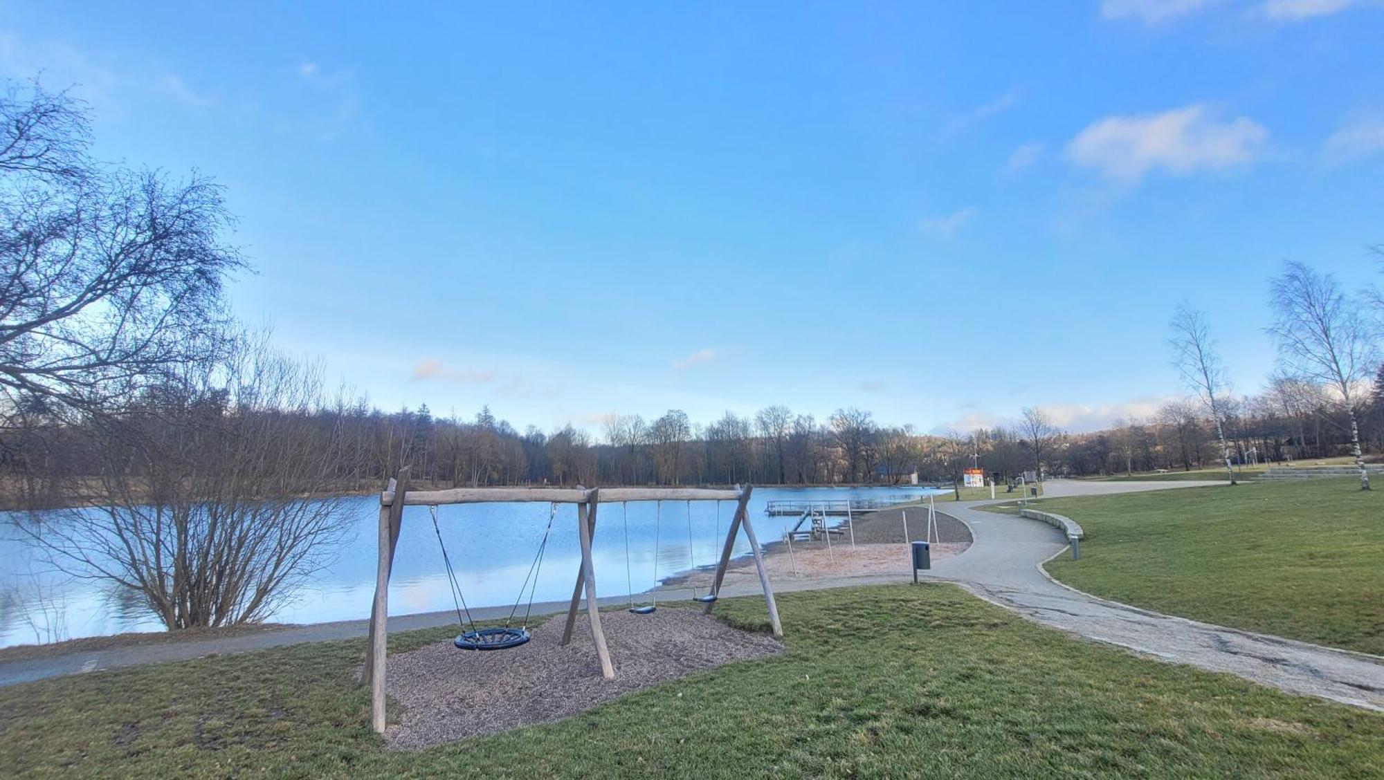 Ferienhaus Am See Lichtenberg Bayern Frankenwaldsee Esterno foto